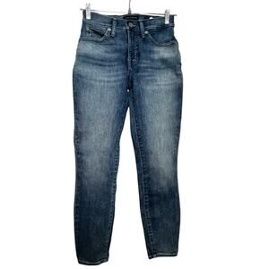 Lucky Brand Ava Skinny Jeans Women Size 4/27 (25x26.5) Blue Denim Stretch Ankle